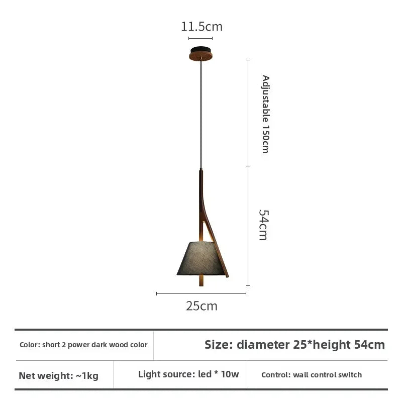 Afralia™ Wooden Chinese Chandelier for Tea Room, Study, and Restaurant Decor Lighting
