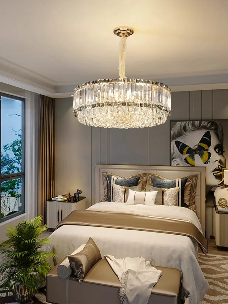 Afralia™ Crystal Chandeliers: Luxury Creative Design for Living Room Renovation