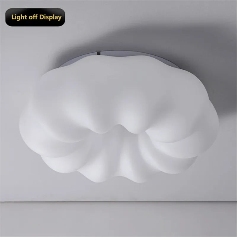 Afralia™ Nordic Cloud LED Chandelier with Remote Control for Dining & Bedroom