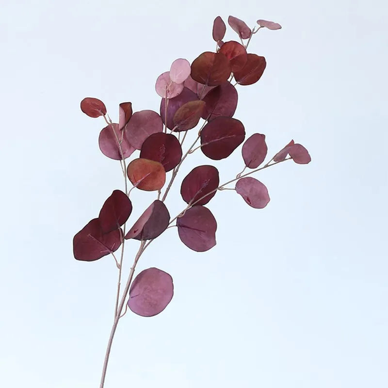 Afralia™ Pink Eucalyptus Leaf Fake Flowers Arrangement for Home and Wedding Décor