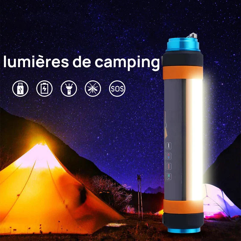 Afralia™ LED Camp Light: Portable, Waterproof, Rechargeable, Magnetic Flashlight