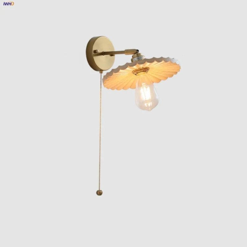Afralia™ Ash Wood Up Down LED Wall Lights Living Room Stair Lamp