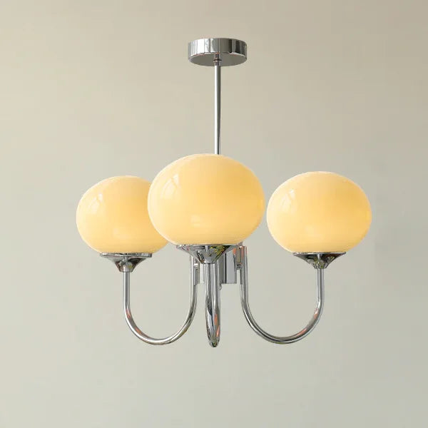 Afralia™ Glass Ball Chandelier Pendant Light for Living Dining Room