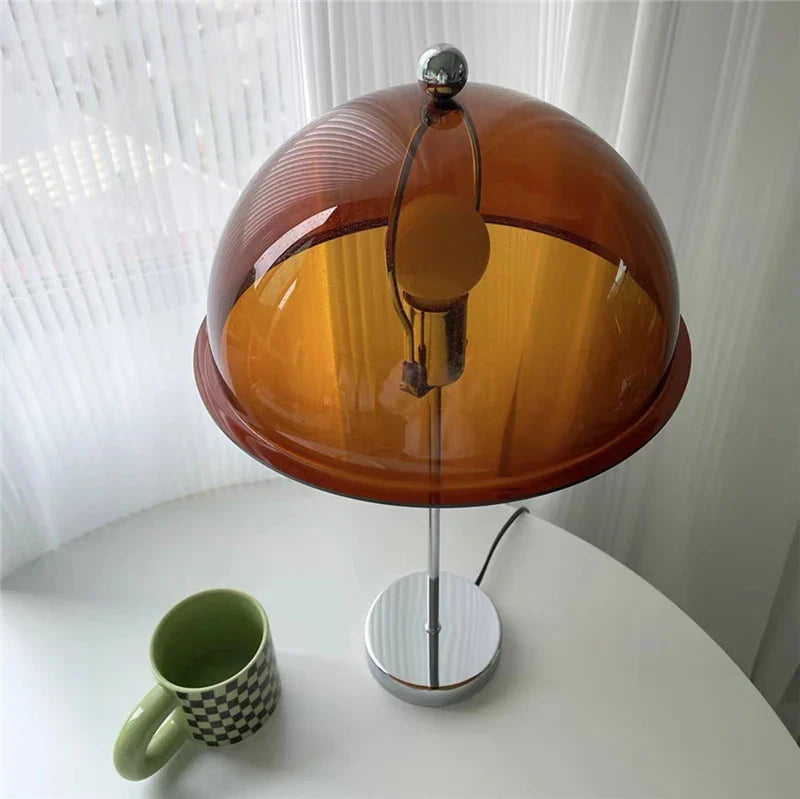 Afralia™ Retro Acrylic Floor Lamp with Colorful Lampshade for Living Room LED Lights