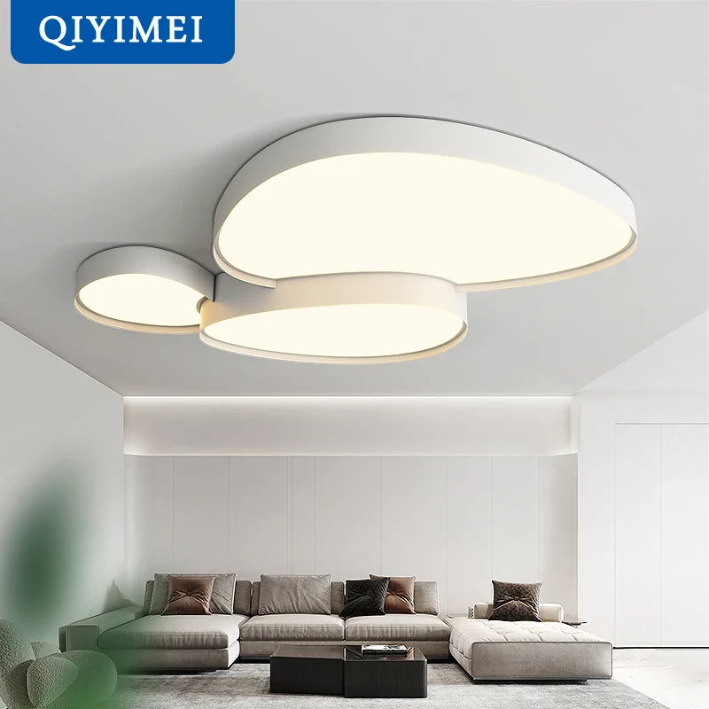 Afralia™ Modern LED Chandelier Luster for Bedroom Hall Study Room Decoration Lighting