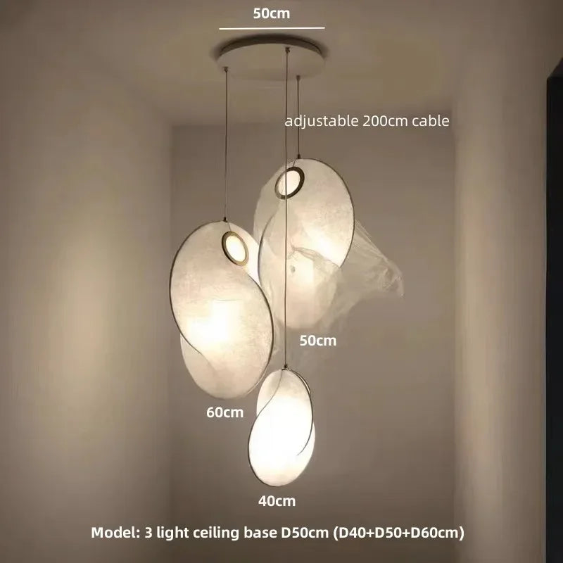 Afralia™ Minimalist LED Pendant Lights for Home Decor, Living Dining Bedroom Chandelier