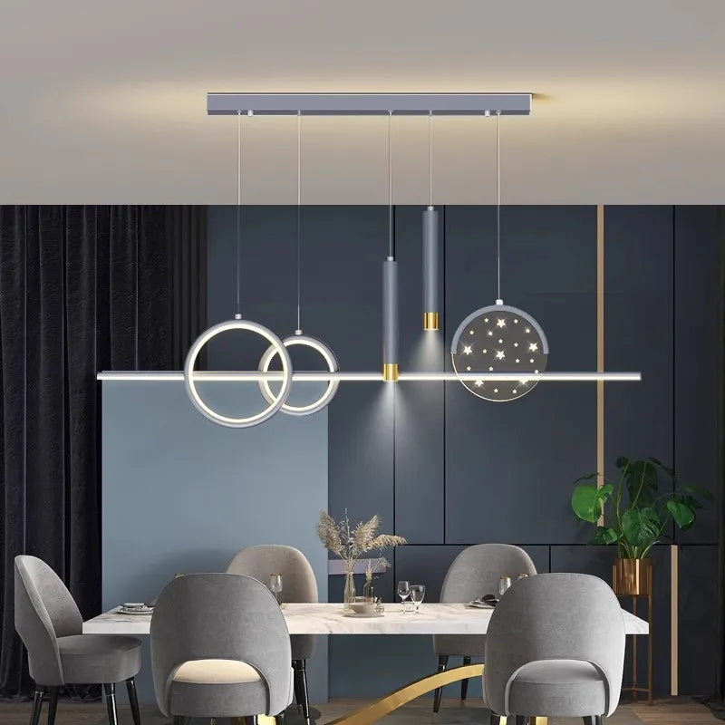 Afralia™ LED Pendant Chandeliers for Modern Living and Dining Rooms