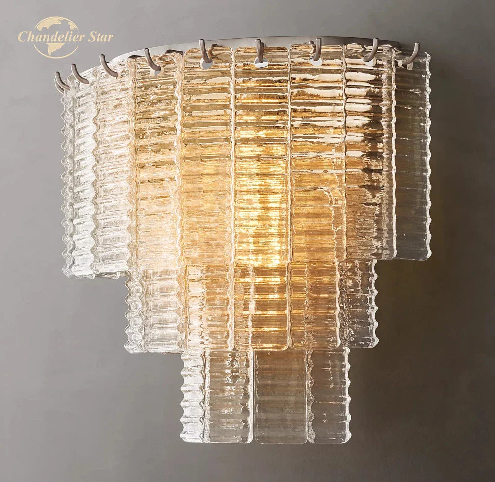 Afralia™ Sirene Glass Wall Lamps for Bathroom Living Room Bedroom Indoor Lighting