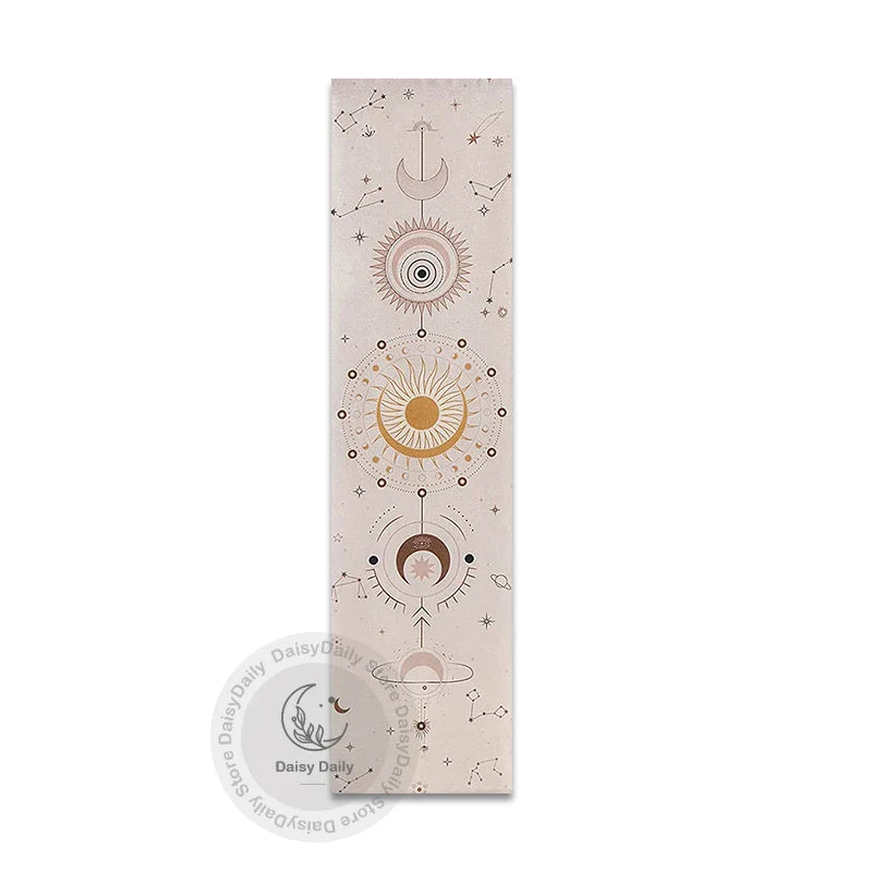 Moon Phase Starry Sky Tapestry Wall Hanging for Mystical Home Decor by Afralia™