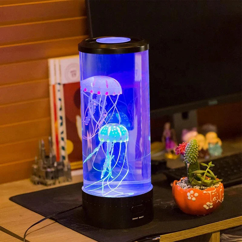 Afralia™ LED Jellyfish Lamp Color Changing Night Light Aquarium Mood Lights