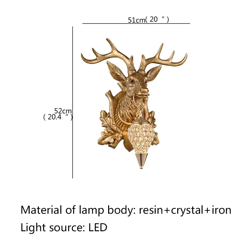 Afralia™ Animal Design Sconce LED Wall Lights for Home Bedroom Decor