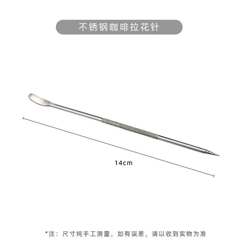 Afralia™ Stainless Steel Art Stick Coffee Needles WDT Tool for Barista Drawing Cup