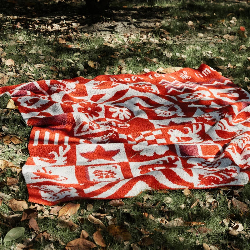 Afralia™ Knitted Blanket Throws 120x150cm