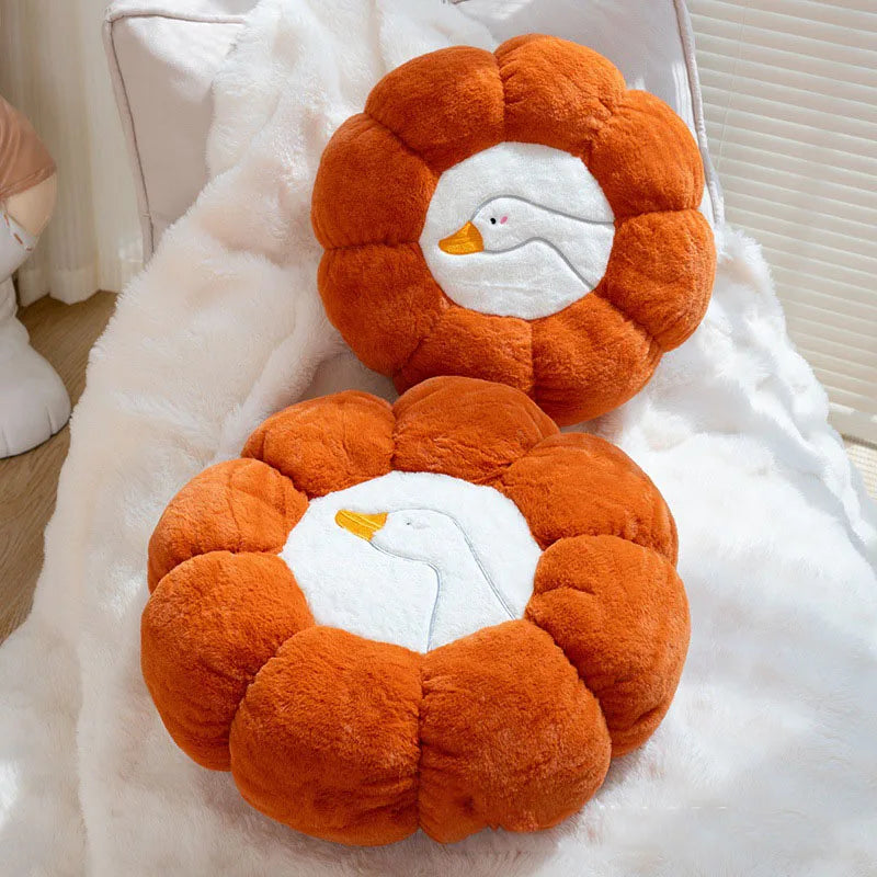 Afralia™ Pumpkin Soft Cushion Backrest for Lumbar Support - Multi-Purpose Comfort Pillow