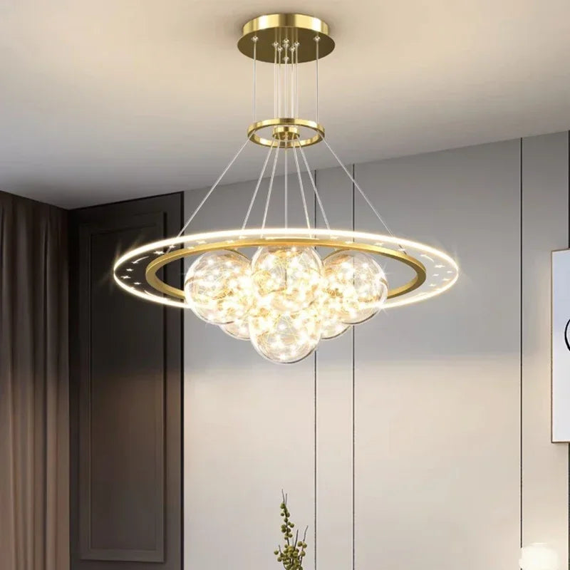 Afralia™ LED Pendant Light Chandeliers for Modern Home Decor and Indoor Lighting