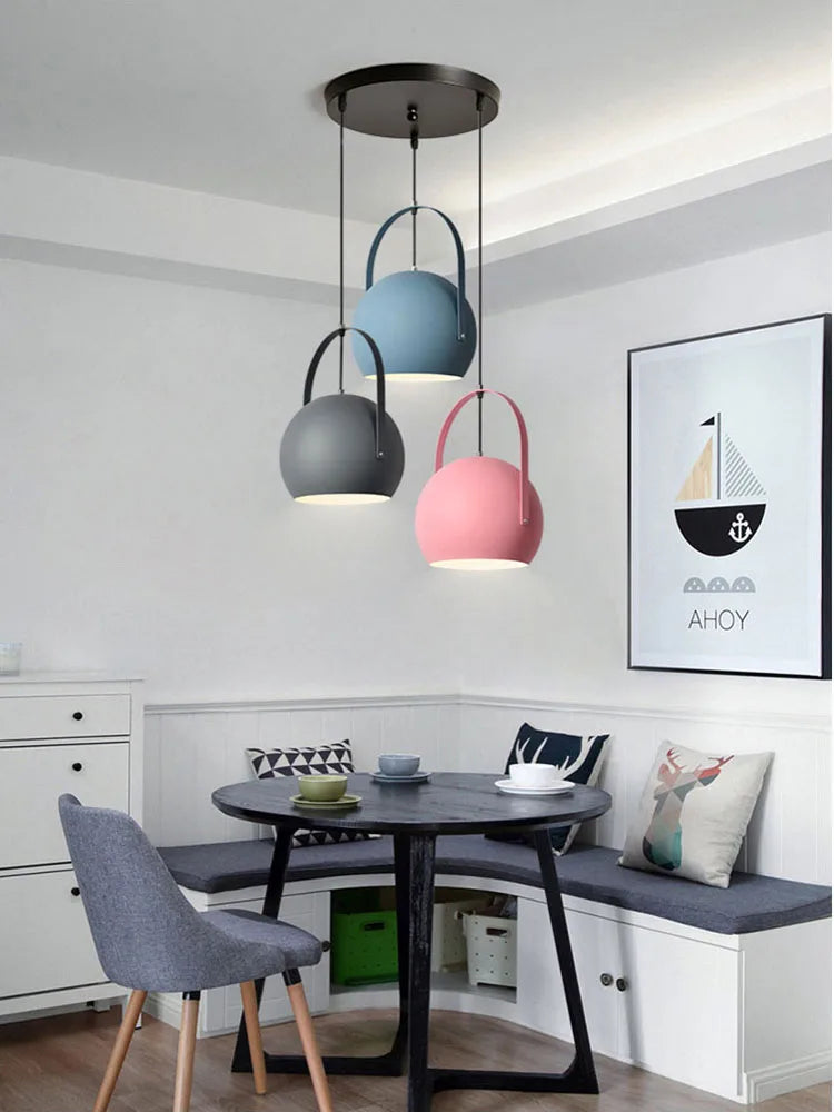 Afralia™ LED Pendant Lights for Dining Restaurant, Vibrant E27 Lamps, Home Decor Lighting