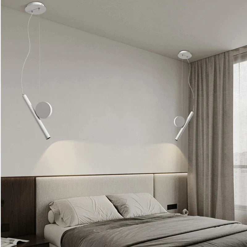 Afralia™ Minimalist LED Pendant Light Chandelier for Living Room Bedroom Dining Kitchen