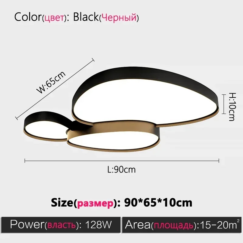 Afralia™ Modern Simplicity LED Ceiling Lamp for Home Décor in Living Room, Kitchen, Bedroom