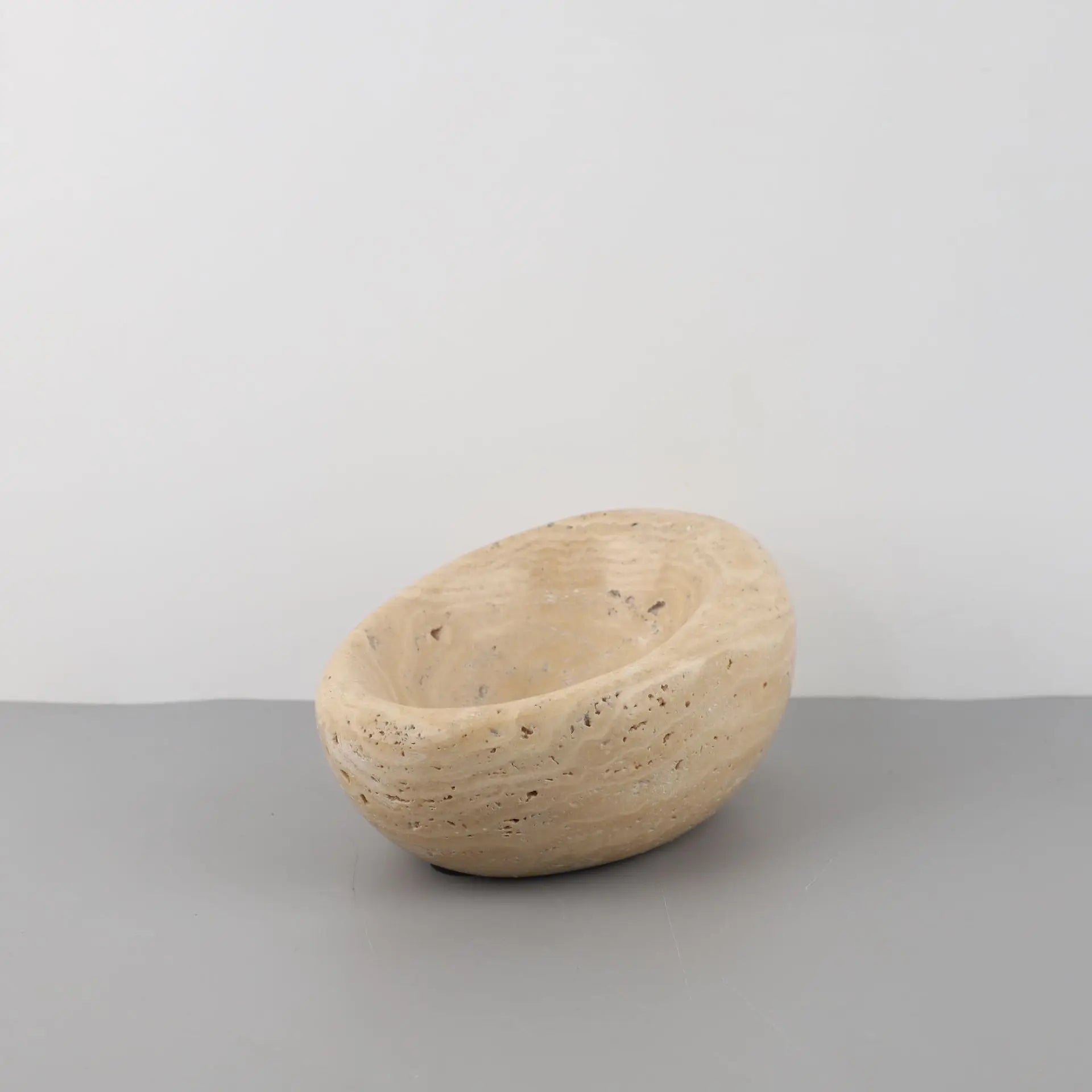 Afralia™ Marble Bird's Nest Bowl: Jewelry Necklace Storage Container & Home Decor