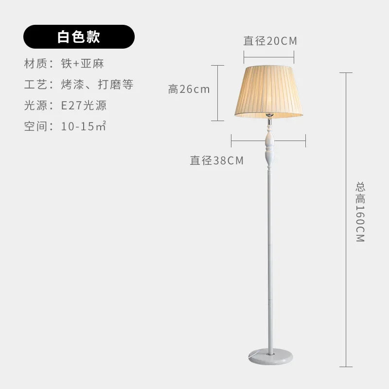 Afralia™ Nordic Style LED Floor Lamp Creative Personality Decoration Bedroom Study Lamp