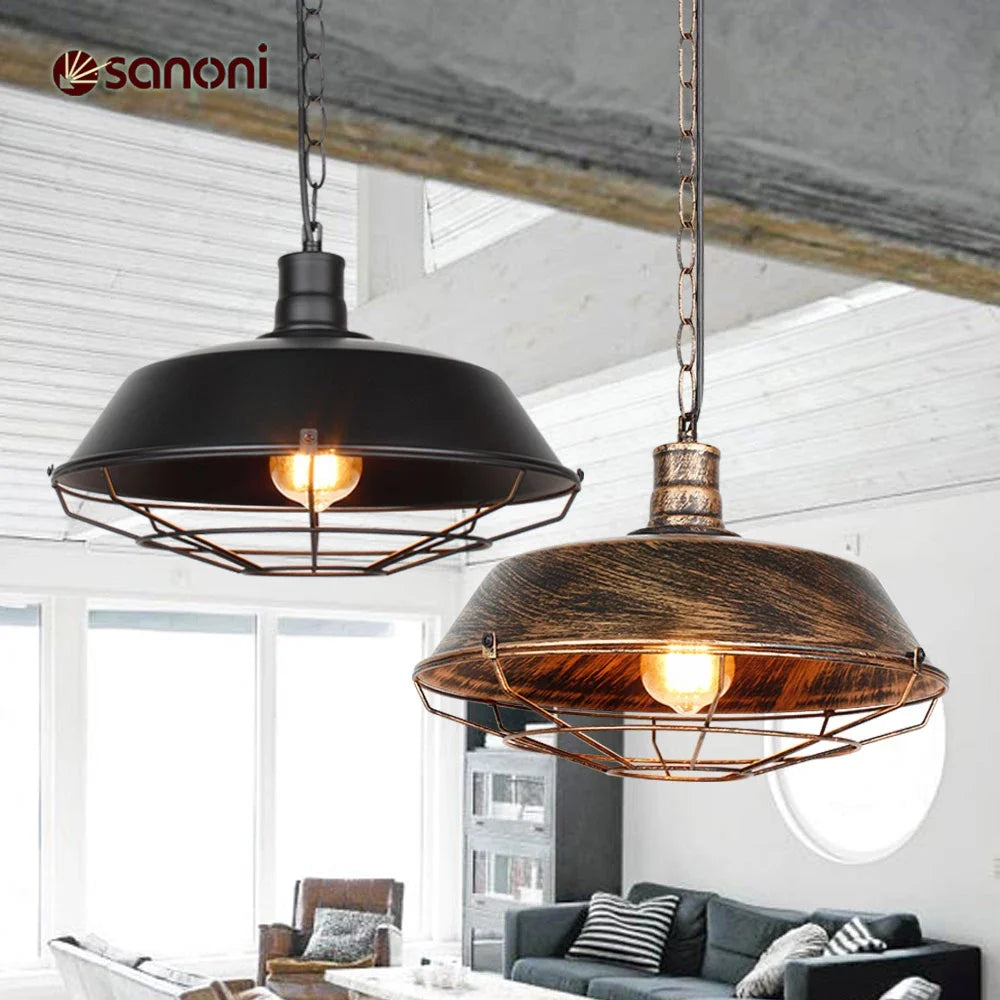 Afralia™ Vintage Pendant Light - Loft American Country Chandelier