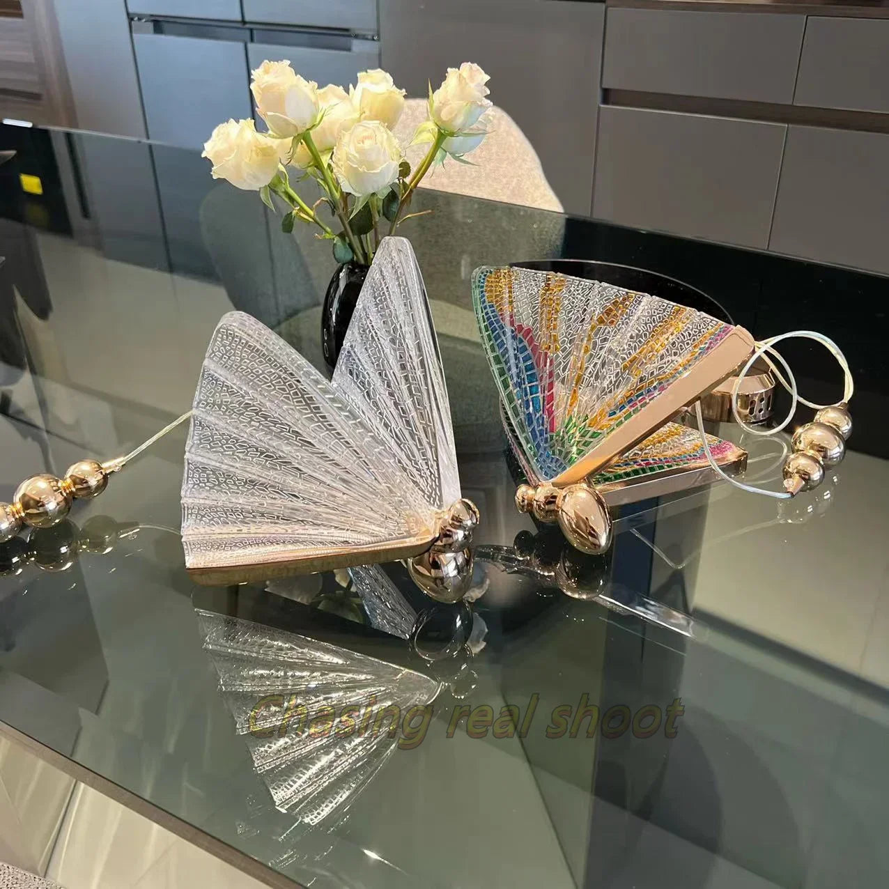 Afralia™ Butterfly LED Pendant Light for Bedroom and Living Room Decor