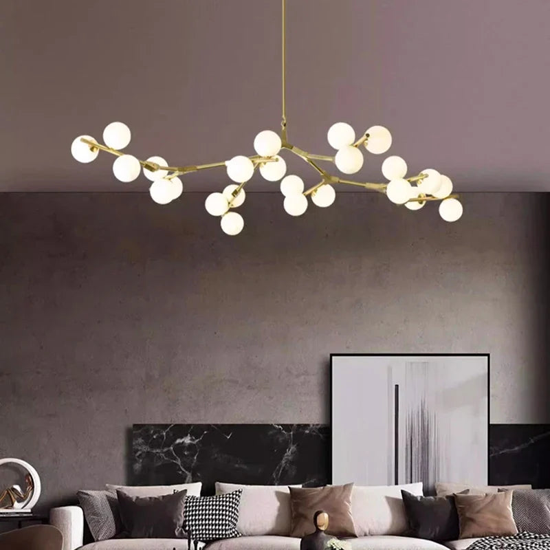 Afralia™ Modern LED Pendant Light Chandeliers for Living Room and Dining Room