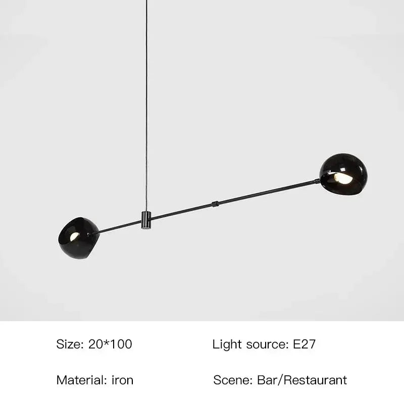Afralia™ Modern Loft LED Chandelier Minimalist Art Design Nordic Pendant Lamp