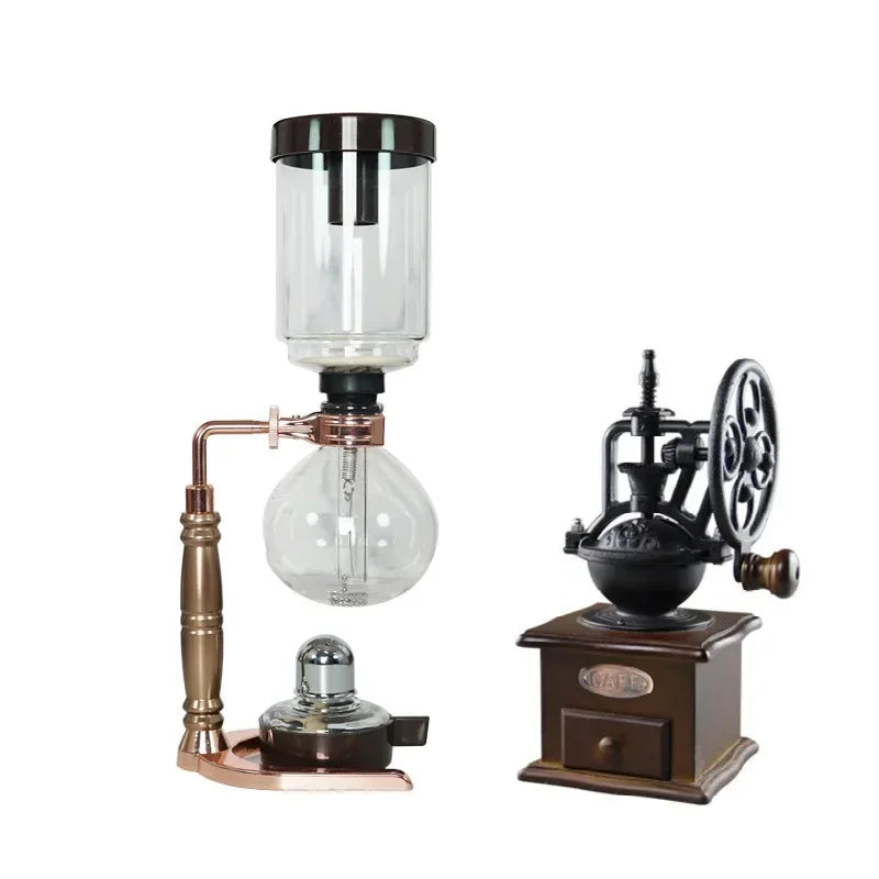 Afralia™ Coffee Jug Siphon Maker Tea Pot Percolator Barista Tools Kit Kitchen Dining