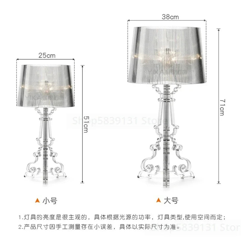 Afralia™ Modern Acrylic LED Table Lamp for Living Room Bedroom Study Home Decor