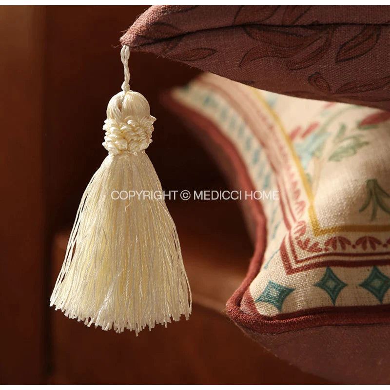 Afralia™ Pastoral Song Vintage Throw Pillow Case, Childish Delight Farmhouse Cushion Cover