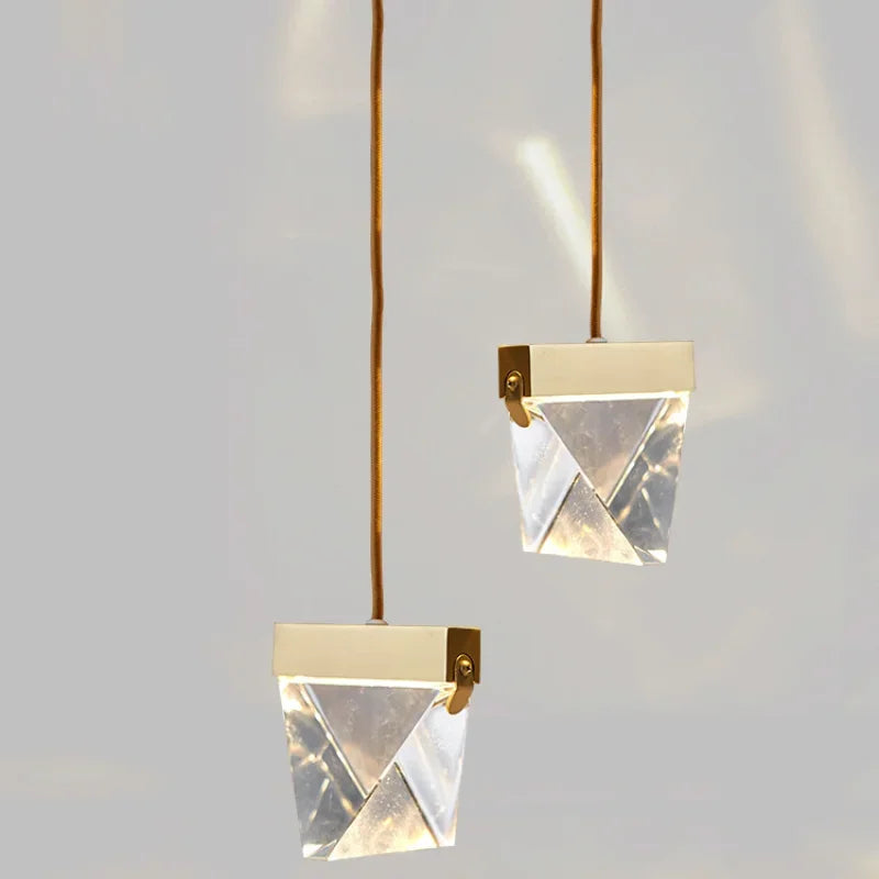 Afralia™ Crystal Chandelier: Nordic Luxury Pendant Lights for Dining Room, Study Room, Kitchen & Bedroom