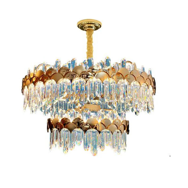Afralia™ Crystal Pendant Light: Luxury Modern Simplicity for Restaurant, Bedroom, or Living Room