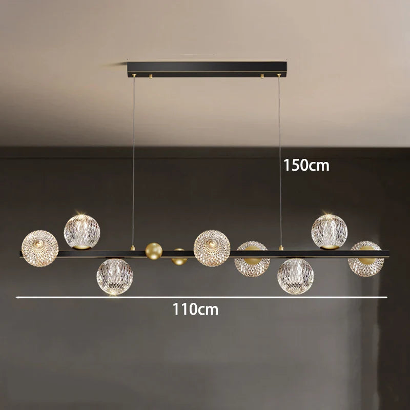 Afralia™ Modern Chandelier Pendant Light for Dining Room Ceiling - Indoor Hanging Lamp