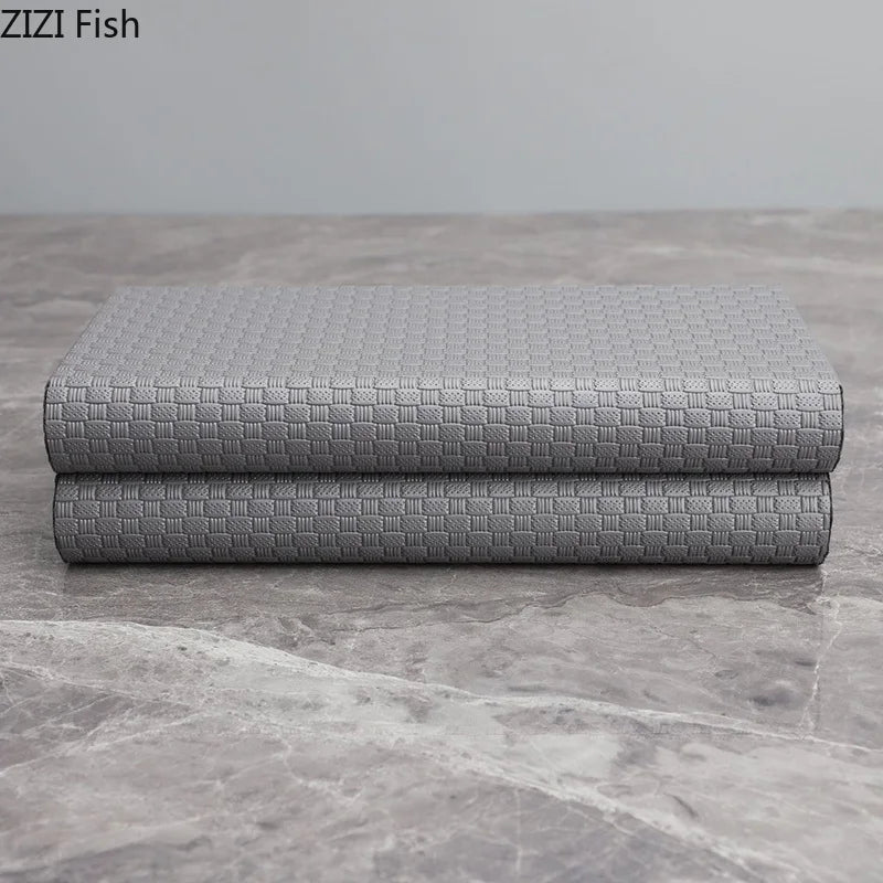 Afralia™ Textured Leather Jewelry Storage Box for Dresser Table Decoration