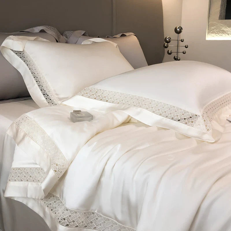Afralia™ Eucalyptus Fiber Summer Quilt Bedding Set with Wide Edge & Silky Cool Feel