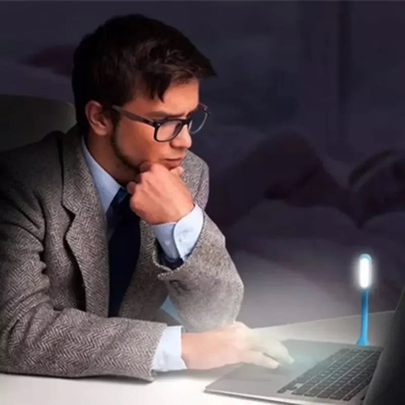 Afralia™ LED Book Light: Portable USB Lamp for Power Bank/Computer, Protect Eyesight