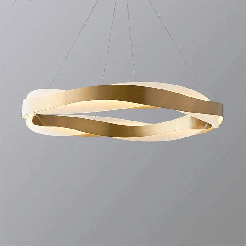 Afralia™ Luxury Circle Chandeliers Home Decoration Pendant Light for Living Room.