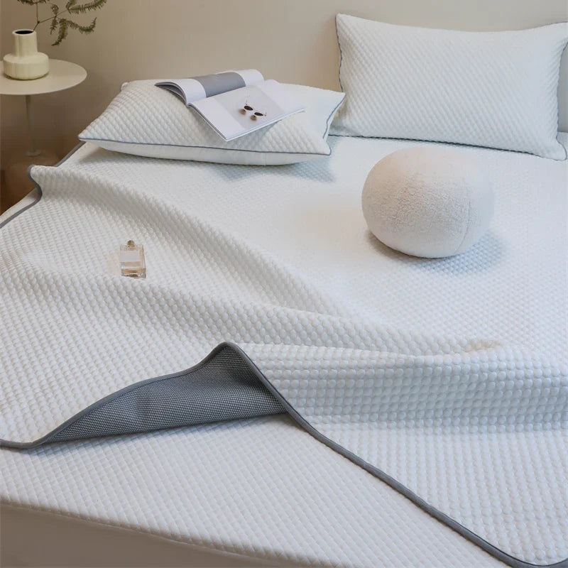 Afralia™ Ice Bean Cooling Mat & Pillowcase Set - Premium Bed Cooling Technology