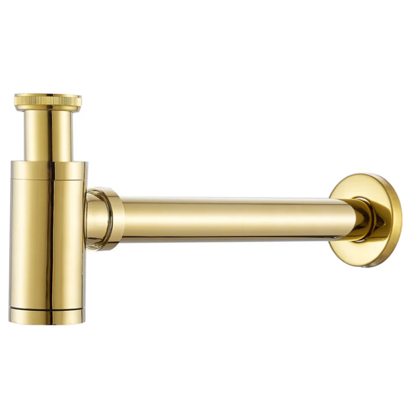 Afralia™ Brass Air Isolation Deodorant Basin Drain Pipe - Anti-Spill Water Drain