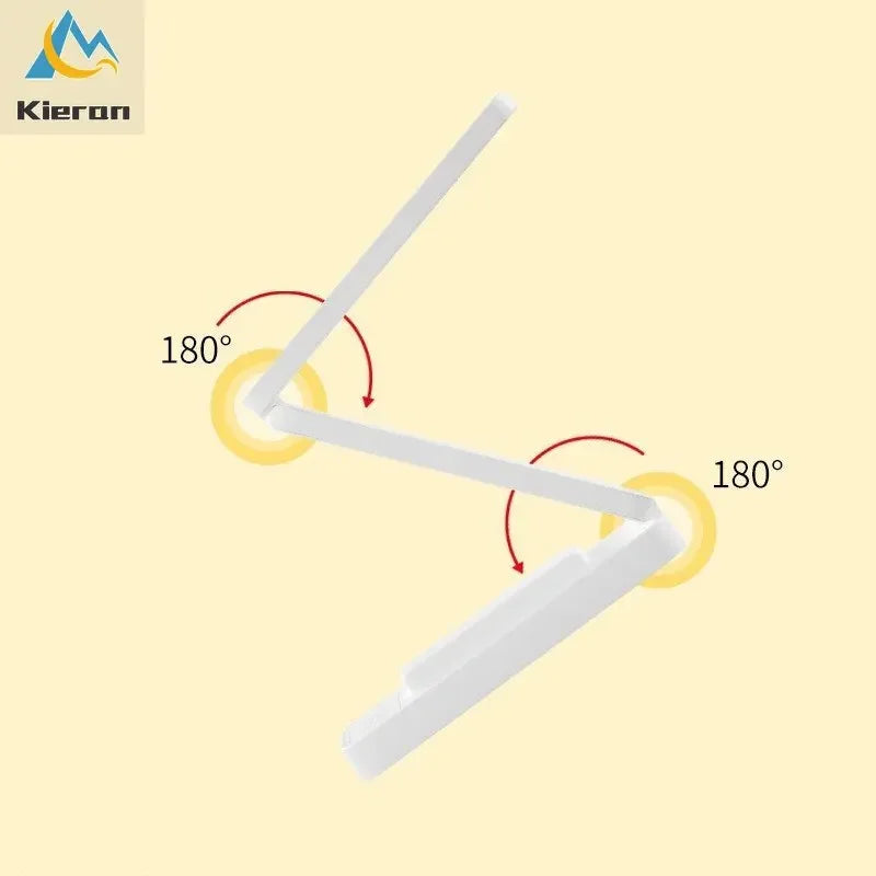 Afralia™ LED Desk Lamp: Modern Folding Touch Table Lamp for Home, Study, or Bedroom