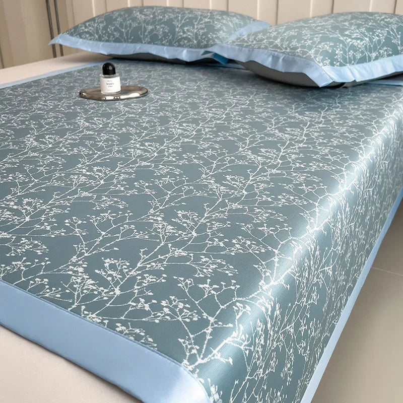 Afralia™ Cooling Silky Bed Mat Set - Comfortable Baby-Safe Mattress