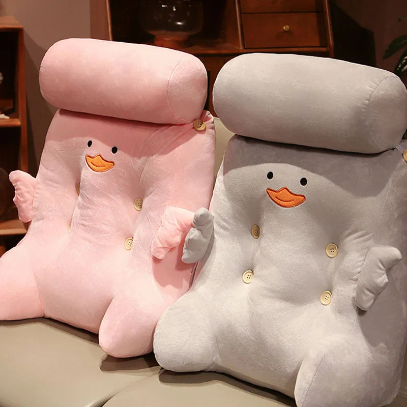 Afralia™ Dumb Duck Square Back Cushion: Comfortable Support for Cervical Spine