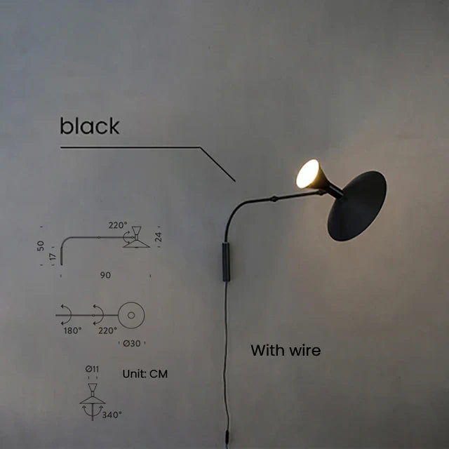 Afralia™ Marseille Adjustable Wall Lamp Rotatable Sconce for Living Room & Bedroom