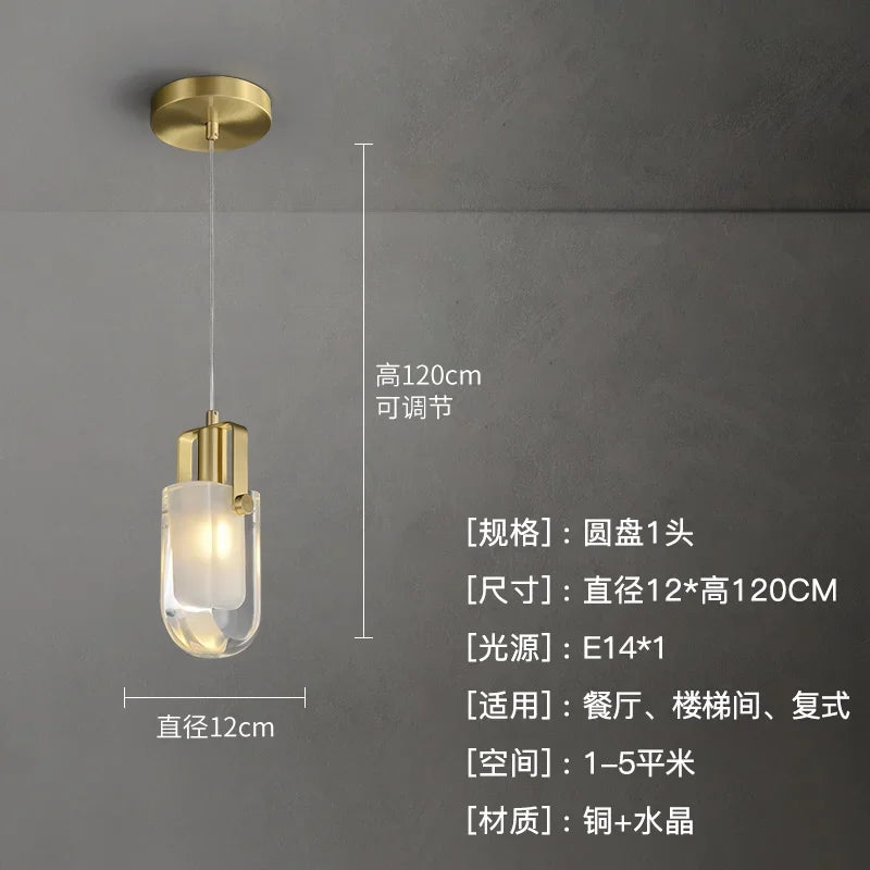 Afralia™ Crystal Loft Chandelier for Staircase, Living Room, and Apartment Luxe Lighting