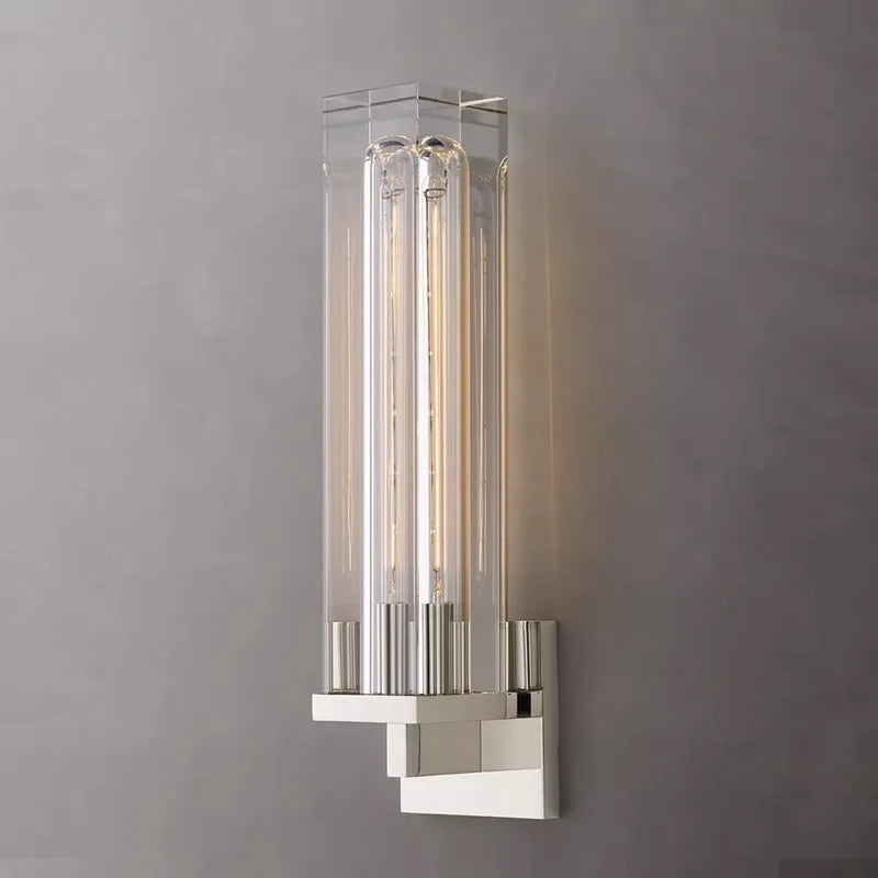 Afralia™ Crystal Wall Lamp: Luxe Bronze Black Copper Sconce Light Fixture