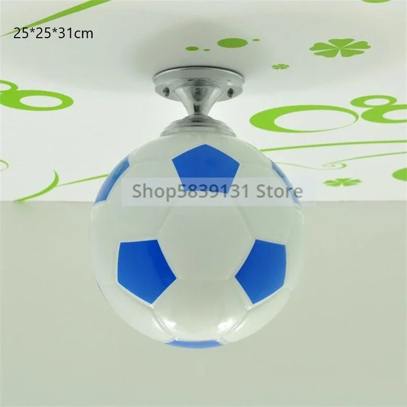 Afralia™ Glass Ceiling Lights: Nordic Modern LED Lamps for Bedroom Children's Room