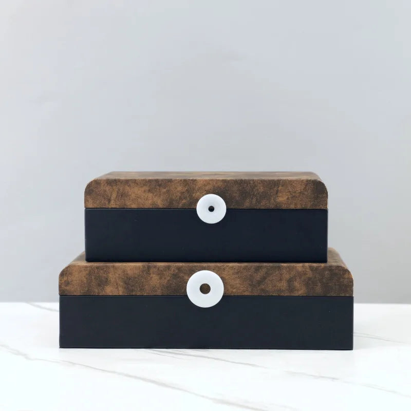 Afralia™ Marble Pattern Leather Jewelry Storage Box: Organizer & Home Decor Accessory