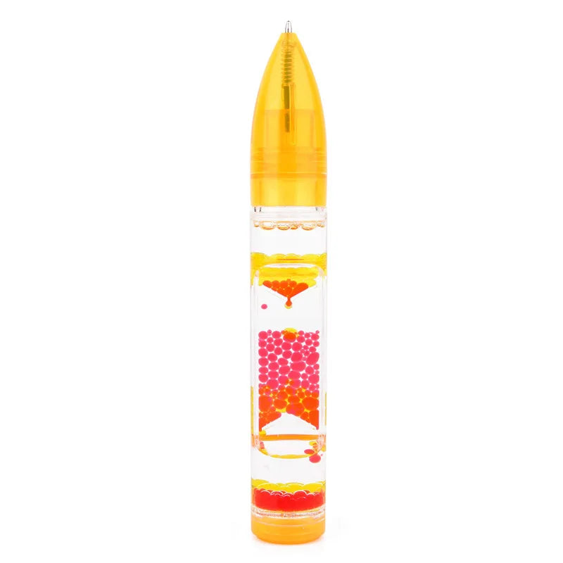 Afralia™ Liquid Hourglass Pen: Colorful Oil Drops for Creative Decompression and Decoration