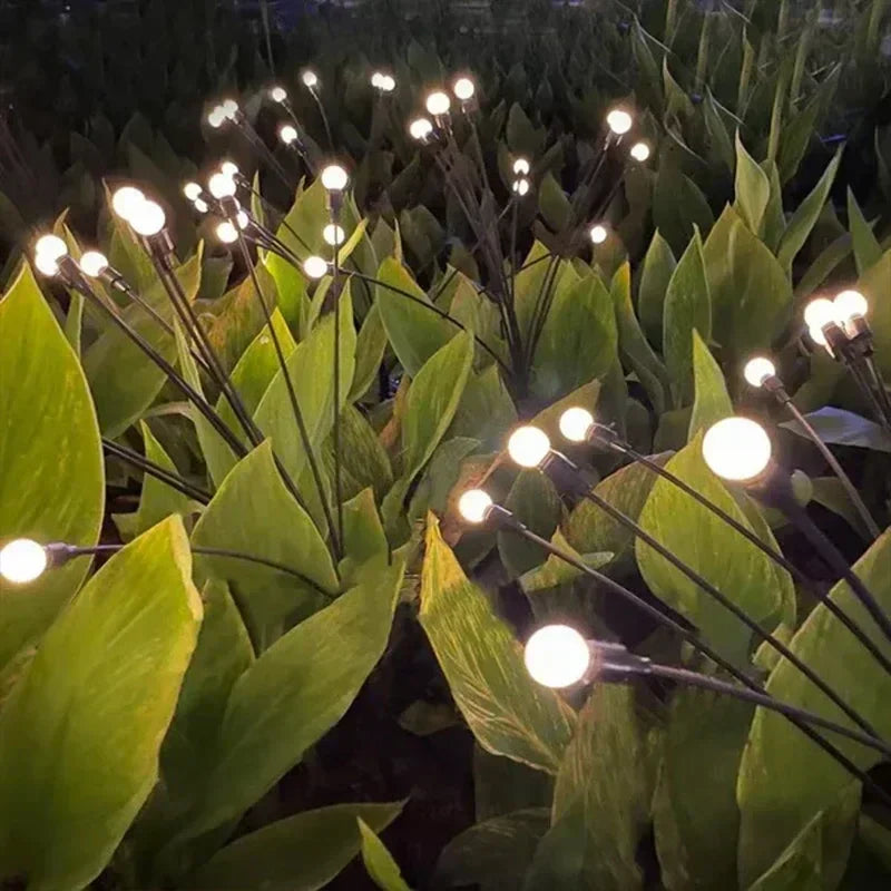 Afralia™ Solar Swaying Outdoor Garden Lights - Decorative Pathway Yard Patio Decor